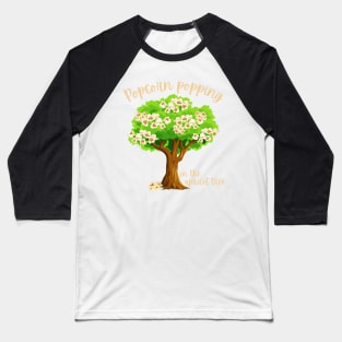 Mormon Popcorn Popping Cute Tree Baseball T-Shirt